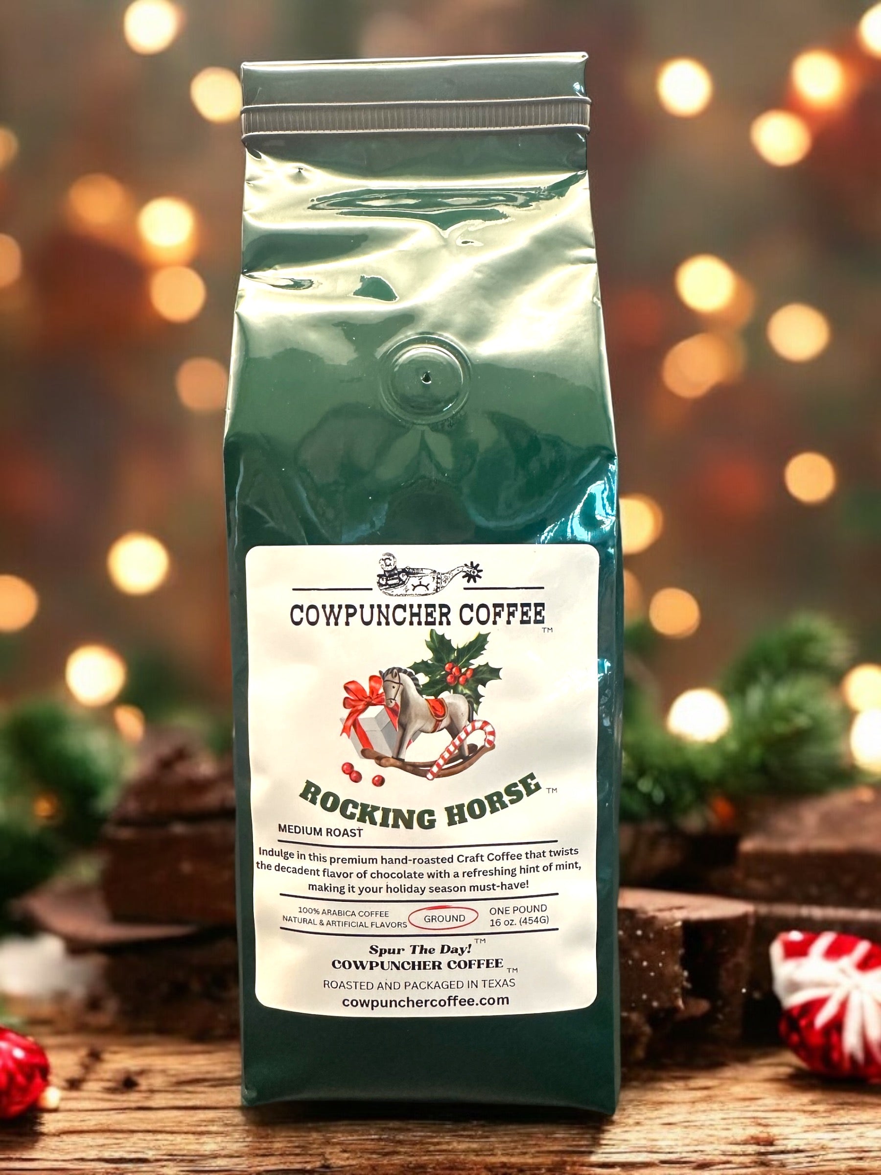 ROCKING HORSE™ Chocolate & Mint flavor, Ground