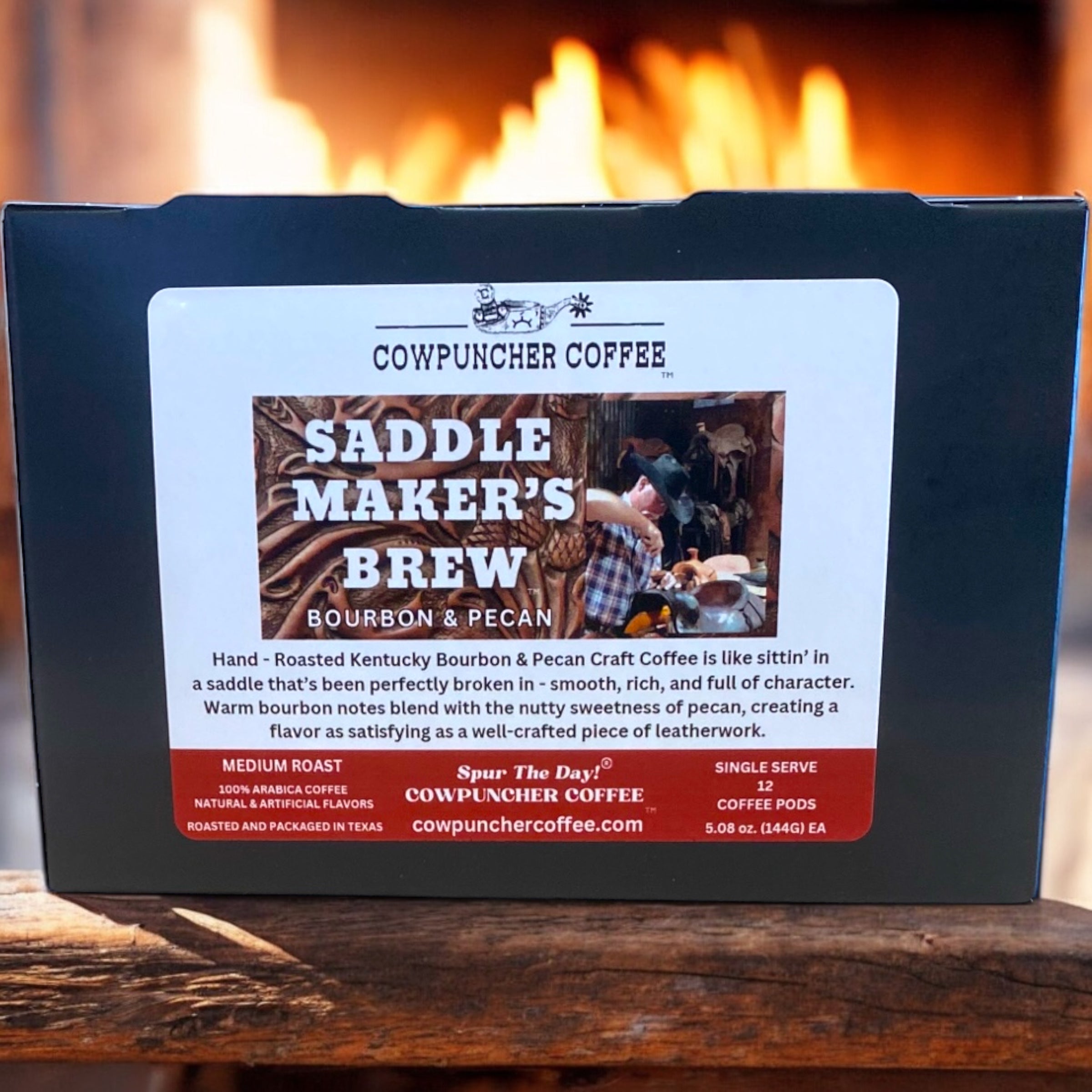 12 Count K-Kups
SADDLE MAKER’S BREW™ Bourbon & Pecan, Medium Roast