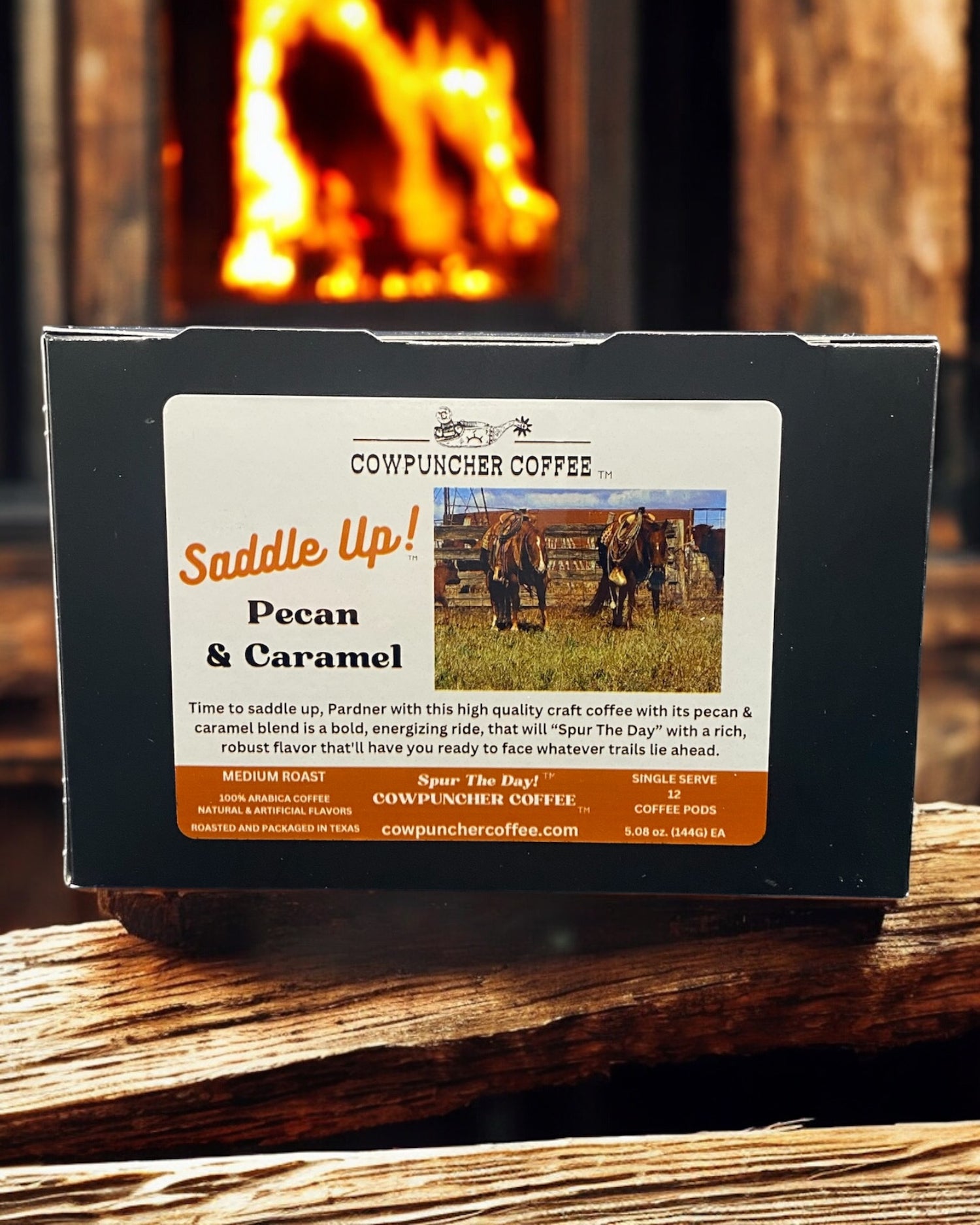 12 Count K-Kups SADDLE UP!                   Pecan &amp; Caramel Medium Roast