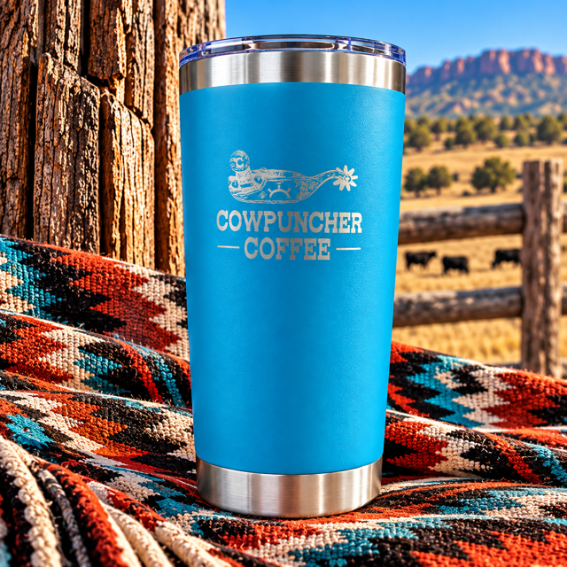 Blue - 20oz Stainless Steel Tumbler