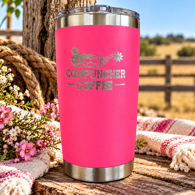 Hot Pink - 20oz Stainless Steel Tumbler