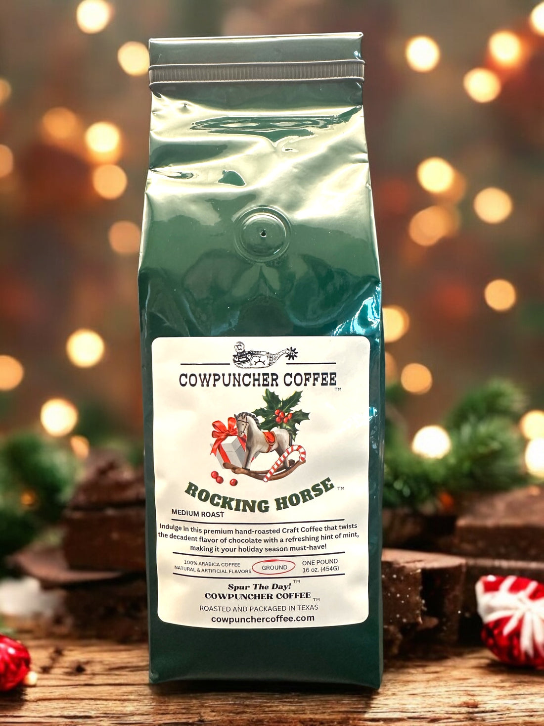 ROCKING HORSE™  Chocolate &amp; Mint flavor, Ground