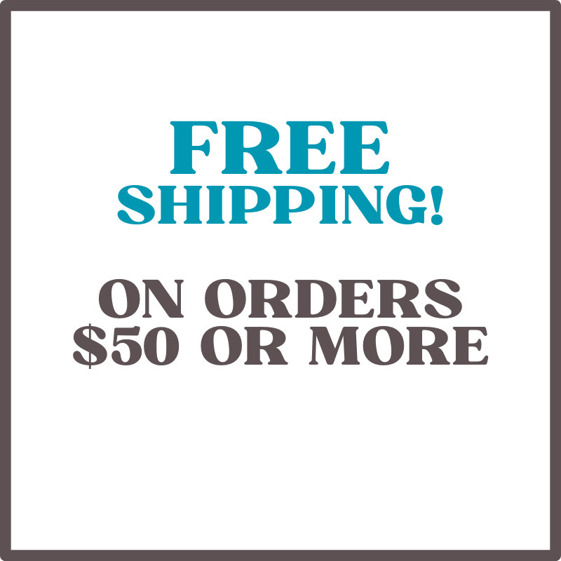 Free Shipping on orders over $50