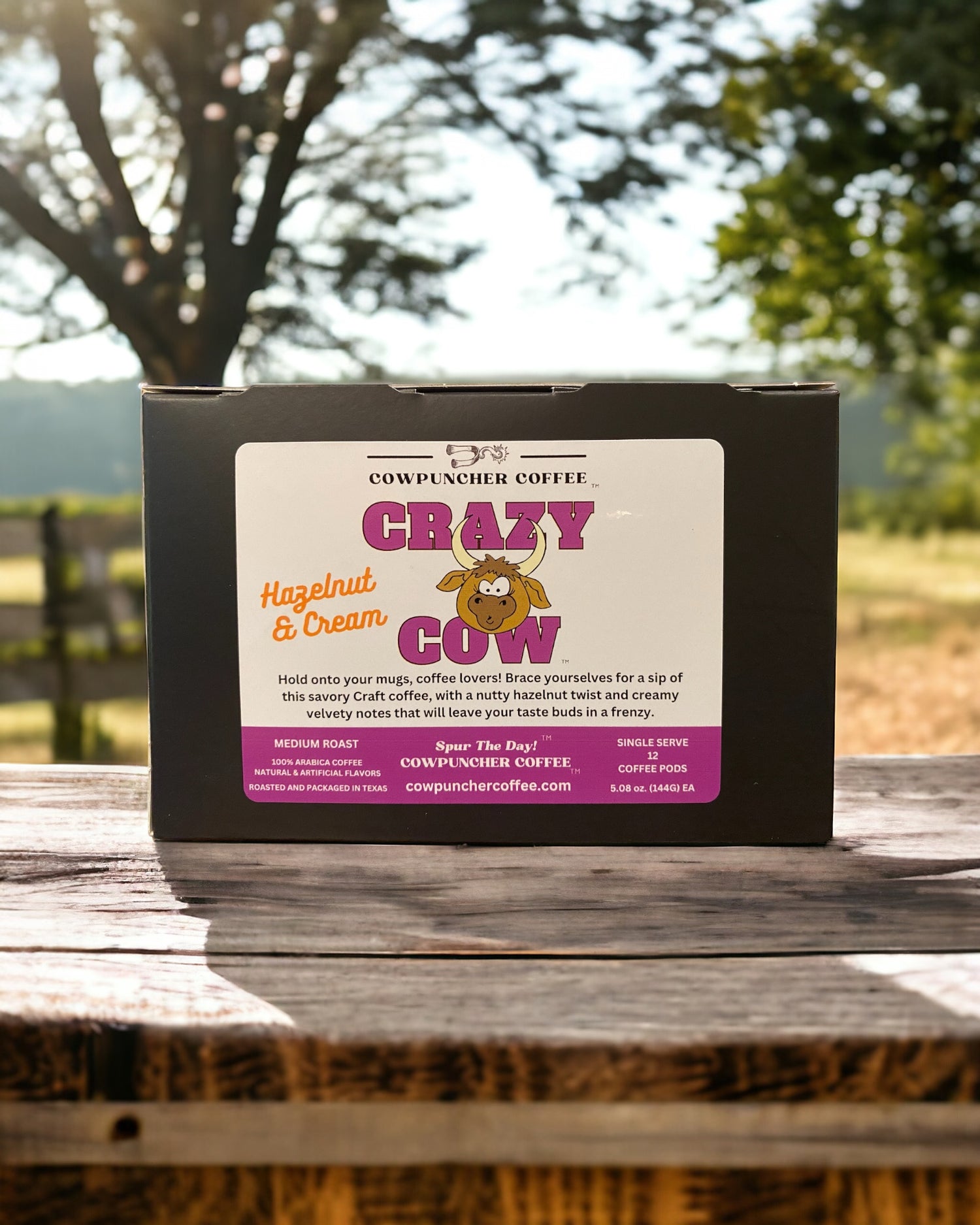 12 Count K-Kups CRAZY COW Hazelnut &amp; Cream Medium Roast