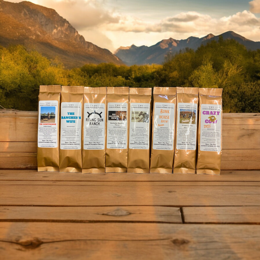 Round Up Coffee Sampler with 8 Sample Packs